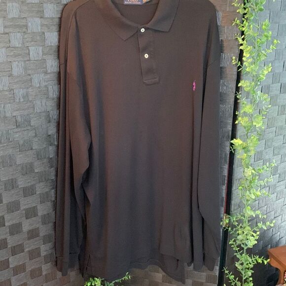 Polo Ralph Lauren size 3XLT black and like new polo - Picture 1 of 6